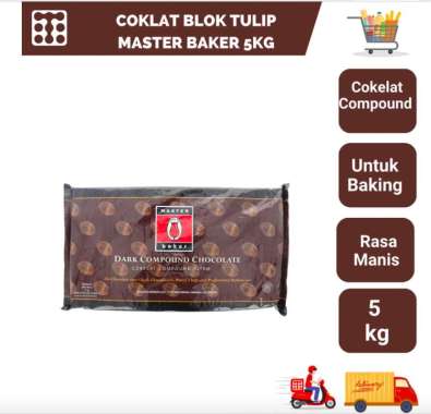 COKLAT BLOK TULIP MASTER BAKER UKURAN 5KG