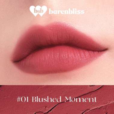 MURAH - BNB barenbliss Cherry Makes Cheerful Lip Velvet 01 Blushed Moment