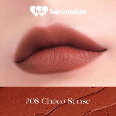 MURAH - BNB barenbliss Cherry Makes Cheerful Lip Velvet 08 Choco Sense