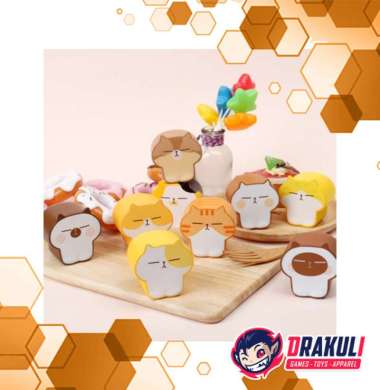 Toys Pigure Ravi Dessert Shop Bread Cat Random Figure Season 1 Blind Box