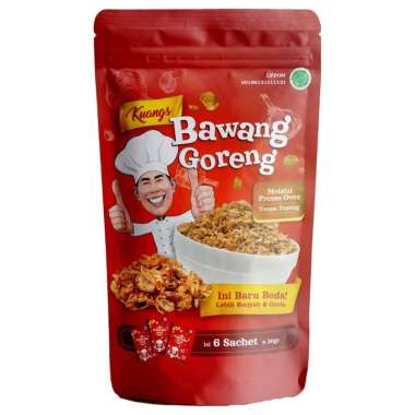 Kuangs Chips Ikan Tenggiri / Bawang Merah Goreng / Kremesan Ayam / Snack Anak, Varian Bawang Goreng