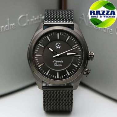JAM TANGAN PRIA ALEXANDRE CHRISTIE AC 8630 AC8630 BLACK ORIGINAL MURAH
