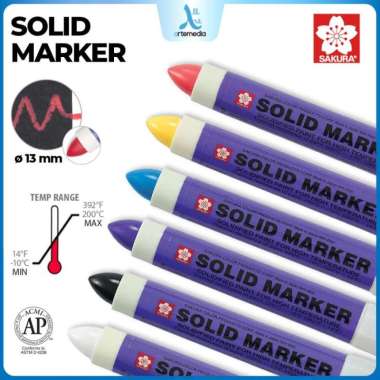 Sakura Industrial Solid Marker For High Temperature Solidified Paint RED