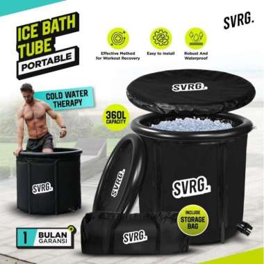 SVRG. Ice Bath Tub Portable Bak Es Batu Penyembuhan Recovery Otot