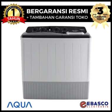 Mesin Cuci Aqua QW 1060 XT Kapasitas 10Kg Mesin Cuci 2 Tabung