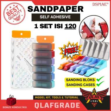 XSP-S01 Amplas SET 120 pcs Self Adhesive Dspiae - sandpaper amplas 400 600 800 1000 1200 1500