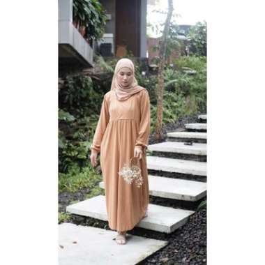 NONI DRESS MENYUSUI LENGAN PANJANG 100% Cotton M Navy