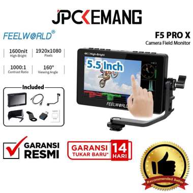 JPC KEMANG Feelworld F5 PROX 5.5" Inch HDMI Touchscreen External Camera Monitor Feelworld F5 PRO X F