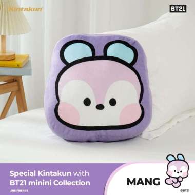 Kintakun Home BT21 minini Bantal Kecil Boneka Sofa Empuk Cushion Pillow - KOYA RJ SHOOKY MANG CHIMMY