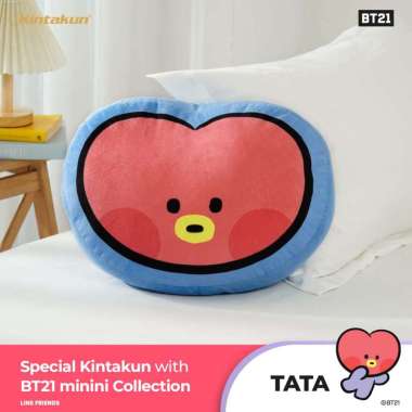 Kintakun Home BT21 minini Bantal Kecil Boneka Sofa Empuk Cushion Pillow - KOYA RJ SHOOKY MANG CHIMMY