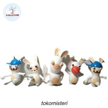 Kelinci Rabbit Rabbits Rabbid Rabbids Invasion Chaki KFC Mix Burger King Kids Meal Figure Toys