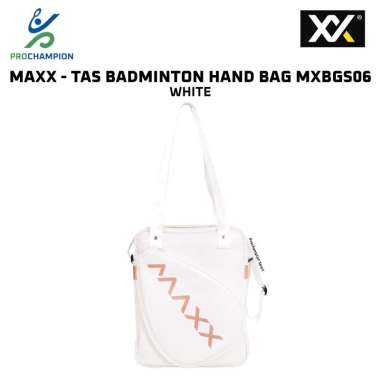 New ! Tas Badminton MAXX Hand Bag MXBGS 06 Maxx MXBGS06 White