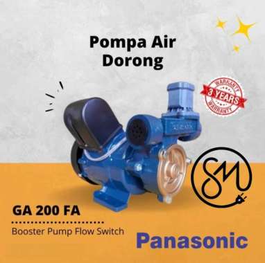 Pompa Air Home Booster Panasonic GA 200 FA Otomatis Dorong GA200FA