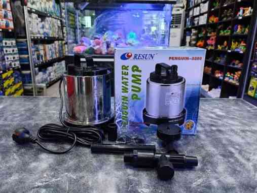 Resun pinguin 3200 pompa filter vertical air mancur kolam ikan pompa aquarium kolam ikan stainless b