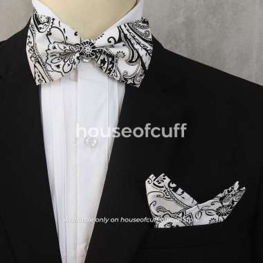 houseofcuff dasi kupu pocket square saputangan pria motif 006 Bowtie