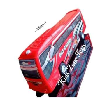 KZT Mainan bus basuri klakson TELOLET Lampu Suara Musik