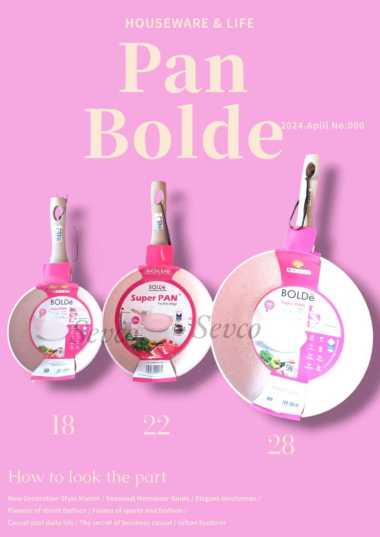 PANCI PAN frypan TEFLON ANTI LENGKET Bolde 28 / WAJAN PENGGORENGAN bolde