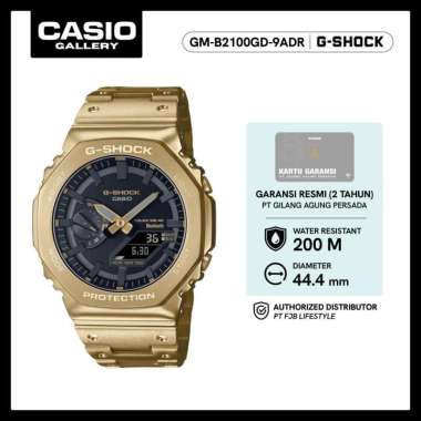 G-Shock Jam Tangan Pria GM-B2100GD-9ADR Original Full Metal Gold