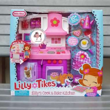 Little Tikes Lilly Tikes Lilly's Cook and Bake Kitchen Doll Playset