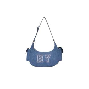 ☆MLB☆DIAMOND MONOGRAM MEGALOGO DENIM CARGO BAG 韓国発 ☆MLB☆DIAMOND MONOGRAM MEGALOGO DENIM CARGO BAG 韓国発