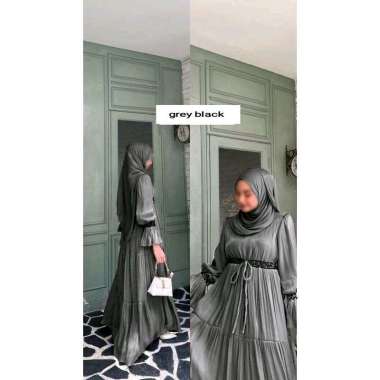 Nadya Shimmer free pashmina gamis pesta dress muslim baju muslim wanita dress muslimah gamis kondang