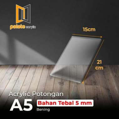 Akrilik Potongan A5 5mm / Acrylic A5 Hitam