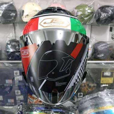 HELM JS ARMOR LEOPARD BLACK ORIGINAL