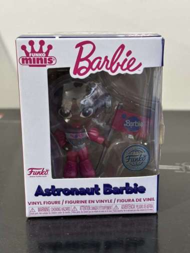 Barbie Vinyl Figure Mini Funko Pop Five Below Exclusive - Totally Hair Crystal Rewind Astronaut, War