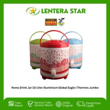Roma Drink Jar 10 Liter Aluminium Global Eagle | Thermos Jumbo