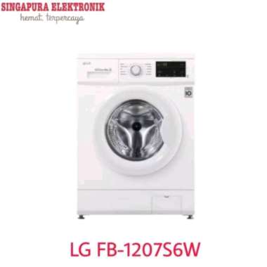 LG Mesin Cuci 1 tabung Bukaan Depan 7kg FB-1207S6W