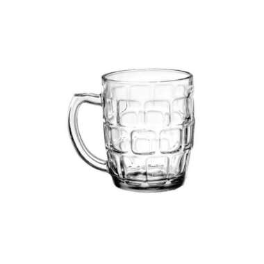 285 ml Gelas Kaca Gagang Kopi / Gelas Kaca Teh Panas / Gelas Kaca Motif