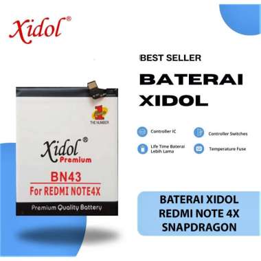 BATERAI XIDOL REDMI NOTE 4X BN43