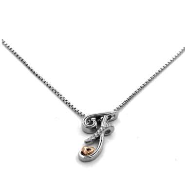 Dparis Kalung Model Inisial Huruf LHR002 part1 F