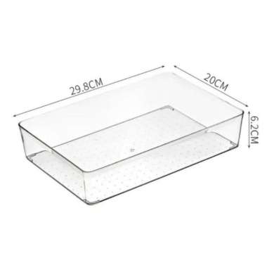 CLS | Organiser Laci Bening / Akrilik / Sekat Tempat Sendok Garpu XL