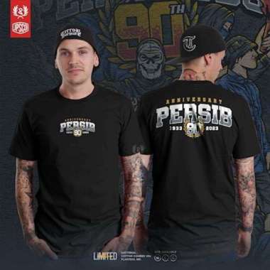 Kaos Persib Bandung Baju distro pria persib Hitam sablon M