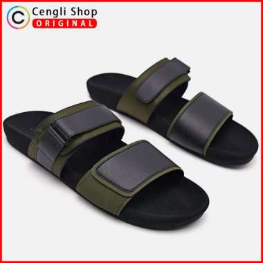 SANDAL PEDRO PRIA ORIGINAL ASLI ORI SENDAL SLIDE HIJAU GREEN PM153