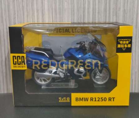 mainan anak Diecast CCA BMW R1250 RT (1:12) Biru diecast koleksi