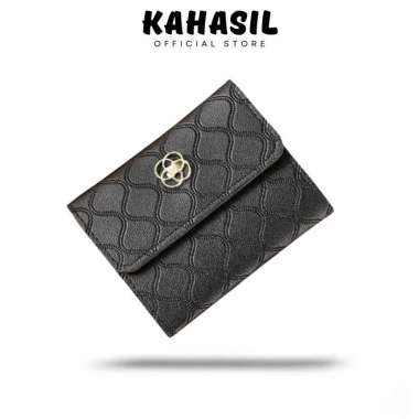 KAHASIL Dompet Lipat Wanita Bahan Kulit PU Leather KHDP33 Merah