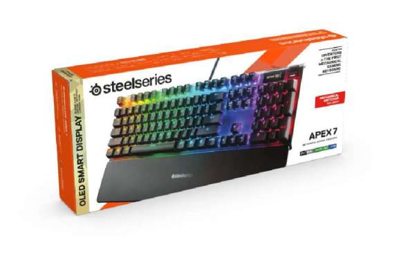 Steelseries Apex 7 Fullsize - Mechanical Keyboard Gaming RGB Red Switch