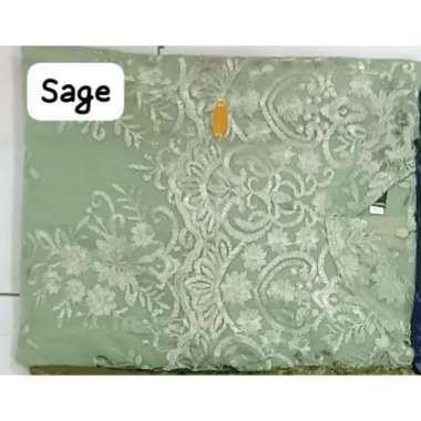 DRESS BROKAT TILE GAMIS MEWAH DRESS PESTA GLAMOUR MEMPESONA Ld 120cm (Jumbo) B