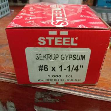 Scrup Gypsum / Baut Gypsum / Paku Gypsum 1 inc - 2 inch - Isi 5 Pcs 1 1/4 inch