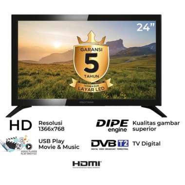LED TV POLYTRON [ PLD 24V1853 ] 24 INCH DIGITAL / GARANSI RESMI POLYTRON