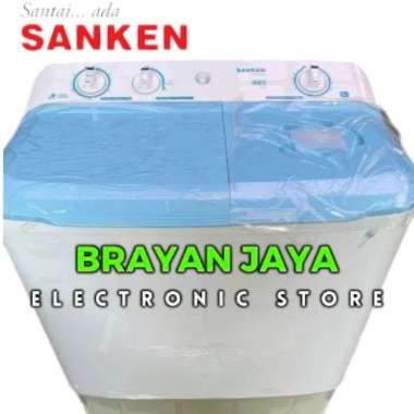 MESIN CUCI 2 TABUNG SANKEN TW-9110 KAPASITAS 9 KG HEMAT LISTRIK GARANSI RESMI SANKEN