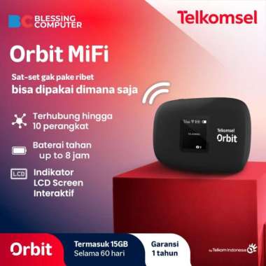 ORBIT MIFI N2 HKM M22 Mifi Telkomsel Portable Modem Wifi 4G Bonus Data
