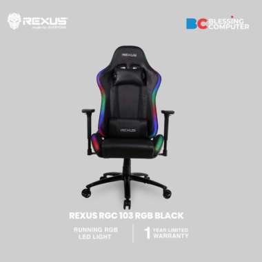 KURSI GAMING REXUS RGC 103 RGB BLACK / Rexus RGC-103