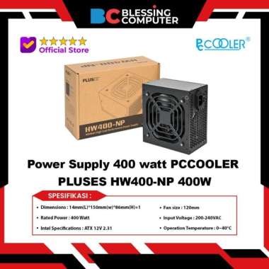 Power Supply 400 watt PCCOOLER PLUSES HW400-NP 400W