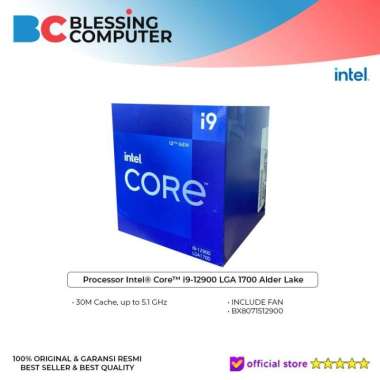Processor Intel Core i9 12900 Alder Lake BX8071512900 / Intel 12th Gen