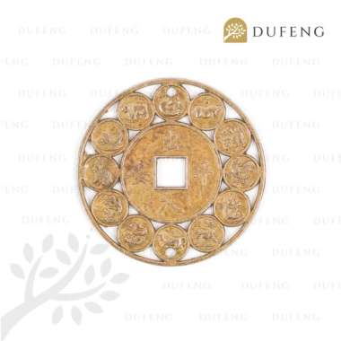 Koin Cina Kuno 12 Shio | Koin Cina Keberuntungan | Lucky China Coin