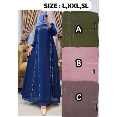 GAMIS SERUTI MUTIARA SWAROVSKI PAYET SAMPING KANAN KIRI DRESS PESTA MEWAH BAJU KONDANGAN MODEL TERBA