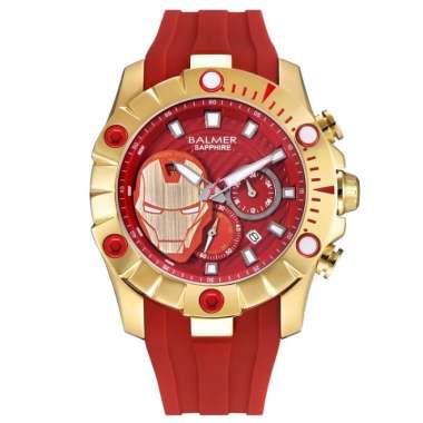 Balmer B-8822MC-MV Jam Tangan Pria Limited Edition Iron Man Free Strap + Kaos 8822 Ironman Original 